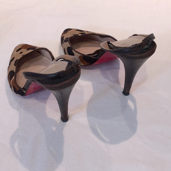 Deeply Discounted Louboutin Stiletto Heels Leopard Print - Picture 7 of 7